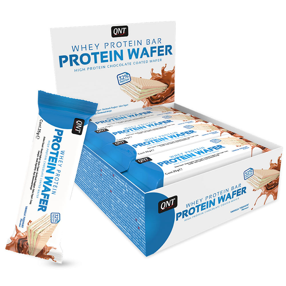 Протеиновые батончики QNT Protein Wafer photo 1 Протеиновые батончики QNT Protein Wafer photo 1